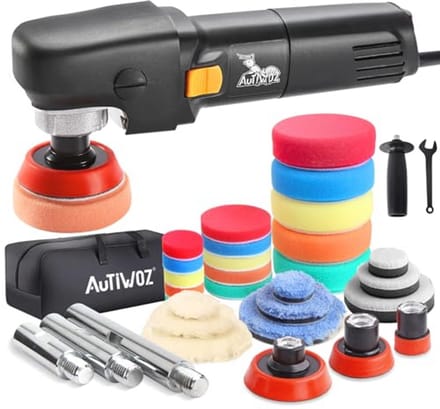 Mini-polijstmachine 600W met 6 variabele snelheden voor auto detailing