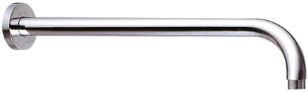 Aloni rainshower wandarm – gebogen – 45 cm – chroom