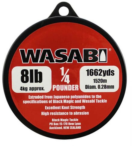 Black Magic Wasabi Monofilament Transparant 0.800 mm