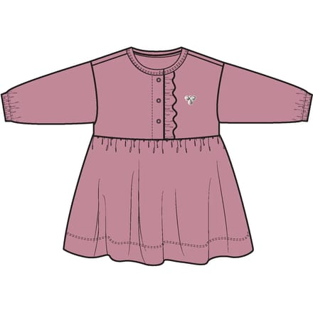 Korte jurk meisje Hummel Reg Placket