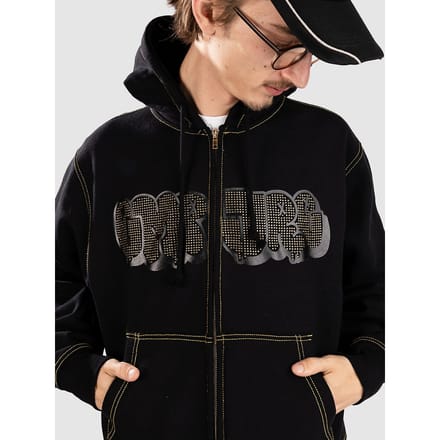 Empyre Slime Zip Hoodie zwart