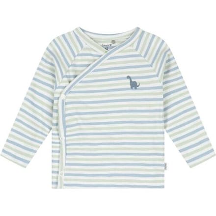 Prénatal newborn overslagshirt Dark Green Melange 68 unisex
