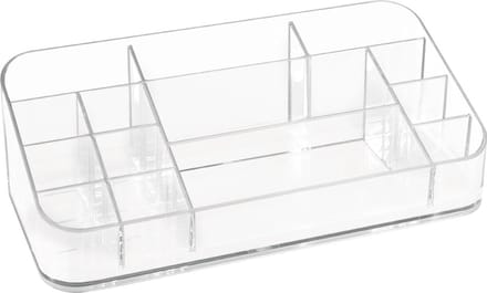 iDesign   Make-up organizer display   - Transparant - Sorteervakken