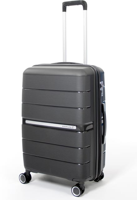 Attitudez EliteZ Reiskoffer Medium Grijs 67cm - TSA-slot - Uitbreidbaar
