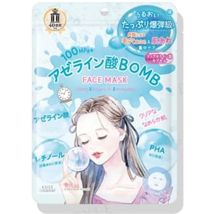 Kose - Clear Turn Azelaic Acid Bomb Mask 7 pcs