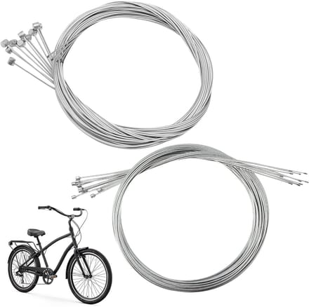 Dailygoods - Set van 10 Universele Fietsrem- en Derailleurkabels