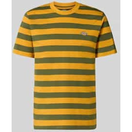 T-shirt met labelstitching model 'RIVERGROVE'