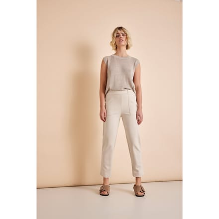Knitted Marion Pants Buttermilk Größe: XL | Straight Jeans Outlet | Damen