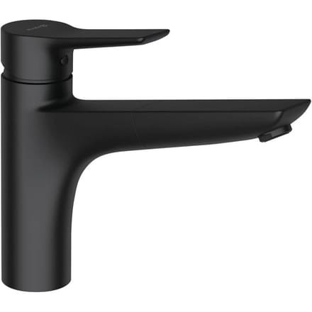 Kludi MIX black sink multi single-lever mixer with pull-out spout, closed lever 329433975