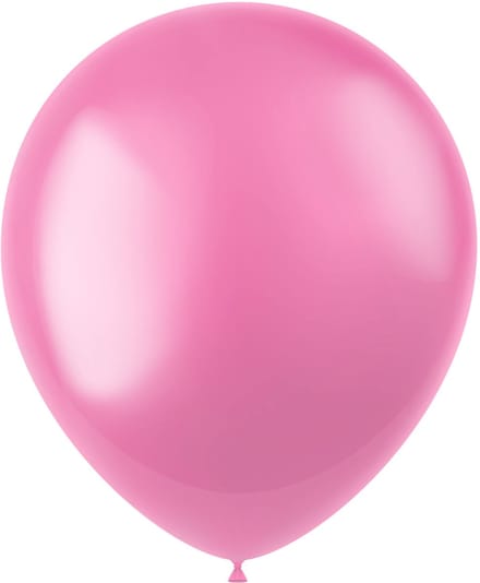 Ballonnen Radiant Bubblegum Pink Metallic 33cm - 10 stuks