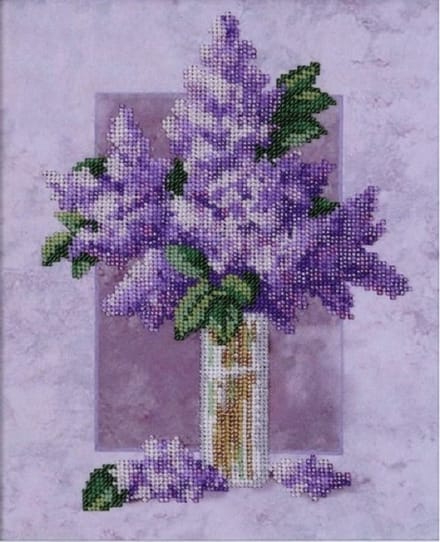 BORDUURPAKKET met kralen/parels - Lilac - Paars - VDV