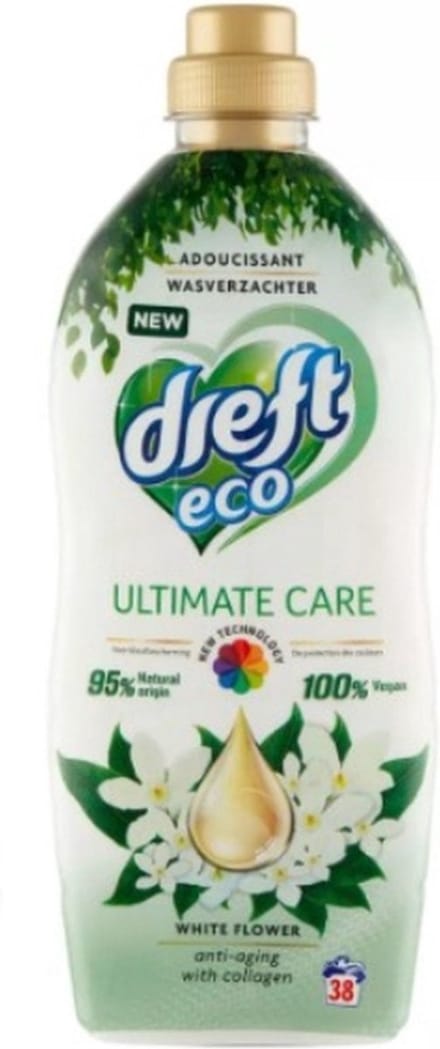 Dreft Ultimate Care Eco White Flower Wasverzachter - 950 ml (38 wasbeurten)