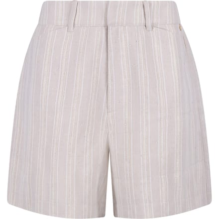 Nukus Dagmar Short Stripe  Zand Nks09053