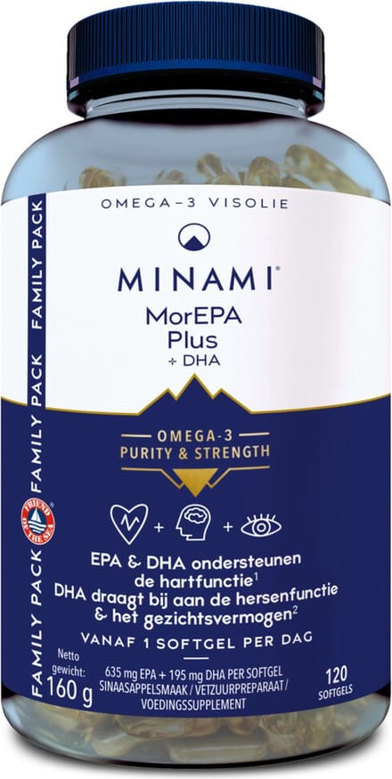 Minami MorEPA Plus - 120 softgels