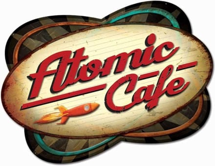 Atomic Cafe Retro Zwaar Metalen Bord 73 x 50 cm