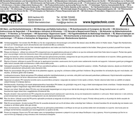 BGS Schroefbit kruiskop PH1