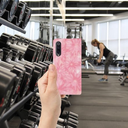 Standcase Hoesje voor Xiaomi Mi 9 Smart Cover Spring Flowers