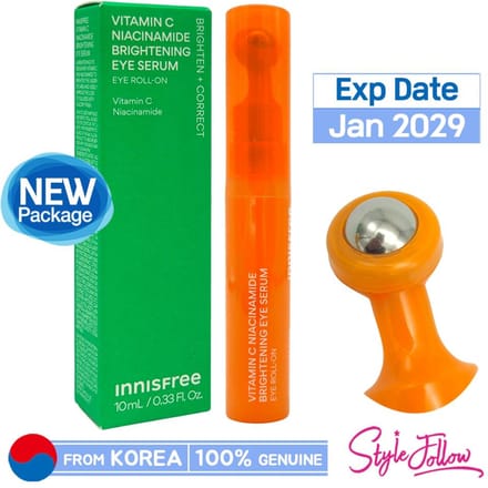 INNISFREE Vitamine C Niacinamide Verhelderend Oogserum Donkere Kringen Verzorging 10ml orange