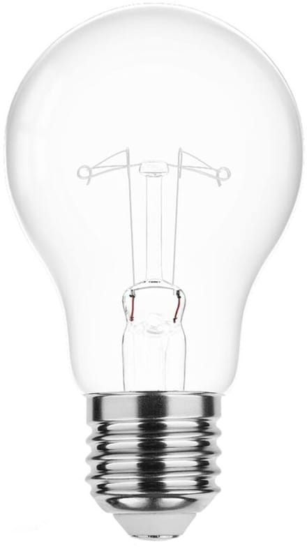 Technik E27 Wolfraam-Gloeilamp Dimbaar 40W - 2700K - Warm Wit - Gloeilamp Globe A55