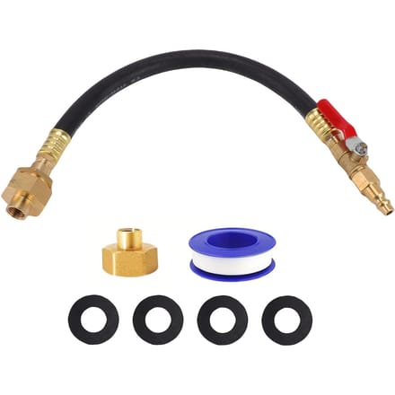RV Winterklaar Maak Kit 16,9 Inch 300 PSI Winterklaar Maken Sprinklersysteem met Afsluiter voor RV's Boten Schepen black
