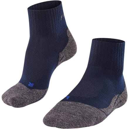 FALKE TK2 Cool Short anti-blaar dik lyocell functioneel materiaal wandelsokken heren blauw - maat 42-43