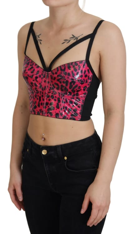 Leopardprint Korset Top Tsh83158