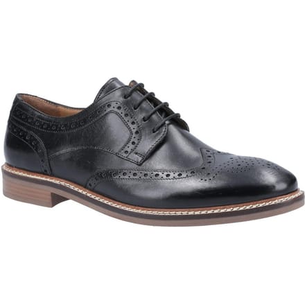 Hush Puppies Leren herenschoenen Bryson (Zwart)