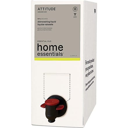 Attitude Afwasmiddel geranium & citroengras refill 2 Liter