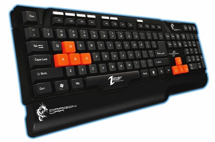 DragonWar Recon QU - Gaming Toetsenbord - Zwart/Oranje