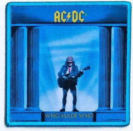 AC/DC - Who Made Who Patch - Blauw