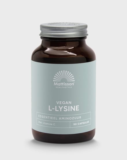 Mattisson - L-Lysine+ met Vitamine C - Essentieel Aminozuur - 90 Capsules