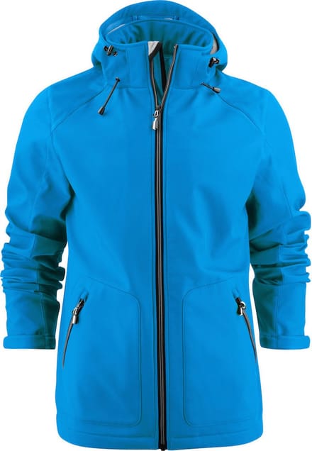 Printer Softshell Jas Karting - Blauw - Maat M