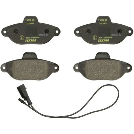 Remblokset TEXTAR 2143603, voor