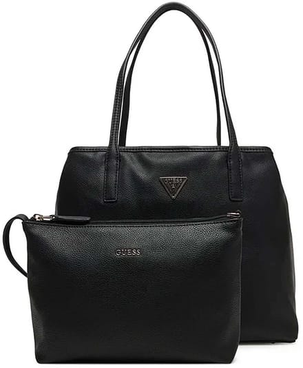 GUESS shopper Victtoria 2 in 1 Tote Black zwart