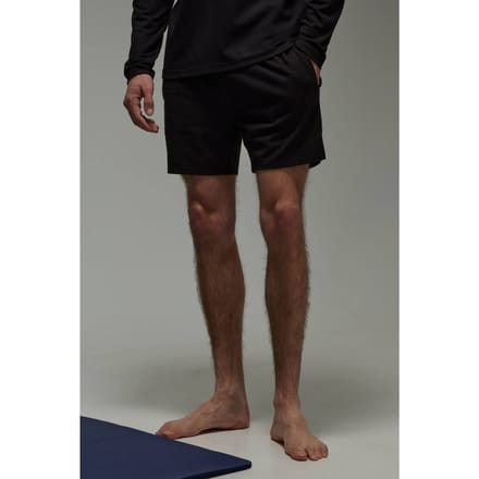 Heren Active Yoga Stretch 5inch Short | Black | Size Small
