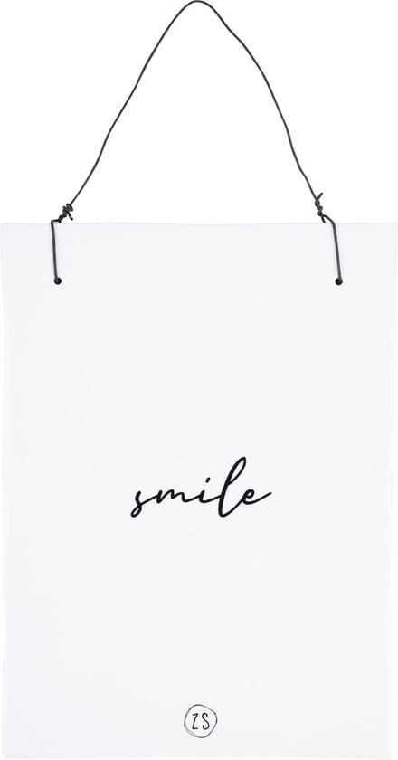 Zusss teksttegeltje Smile