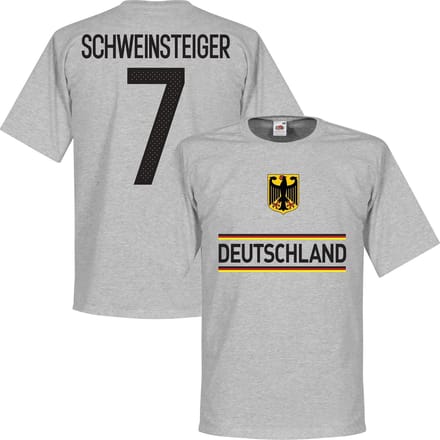Duitsland Schweinsteiger Team T-Shirt - Grijs - M