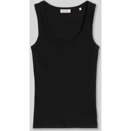Slim fit tanktop van katoenmix