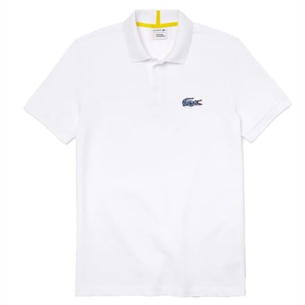 Polo Lacoste x National Geographic Men PH6286 White Panther-2
