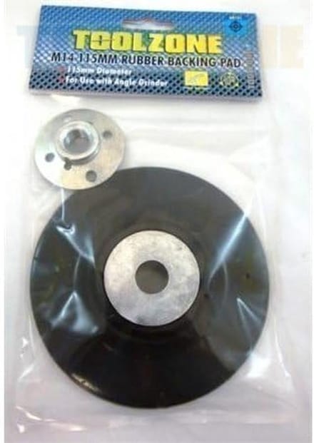 Rubberen Buffer - Steunschijf - Slijpen Polijsten - M14 Schroefdraad - 115 mm