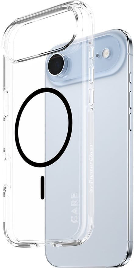 MagSafe hoesje voor Apple iPhone 17 Air, PanzerGlass, Care Urban Explorer, Zwart Transparant