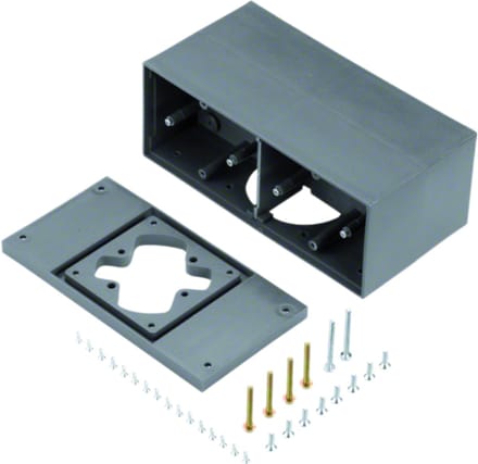 Hager GBZ47011 HAG VLOERZUIL OPBOUW V.4XE