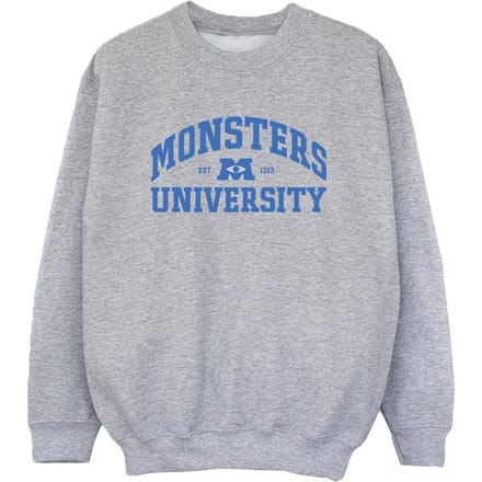 Disney Jongens Monsters University Logo Sweatshirt (Sportgrijs)