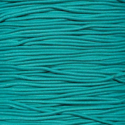 3mm Elastisch Touw - Turquoise - 50 meter op rol