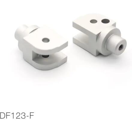 Paar voetsteunadapters voor motorfiets vooraan Barracuda Ducati