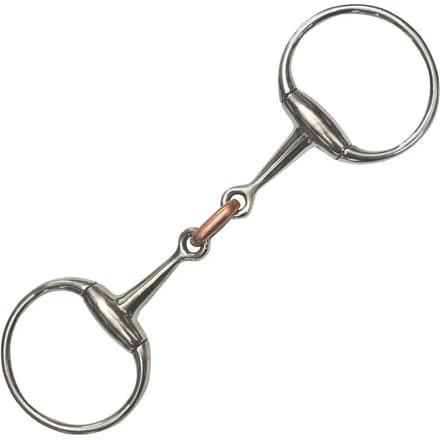 Dubbelgebroken olijfbit voor paarden Privilège Equitation