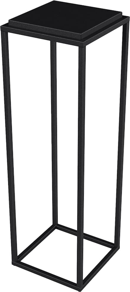 Steellish Light Zuil - Sokkel - Plantenzuil - Zwart Metaal - 110 cm