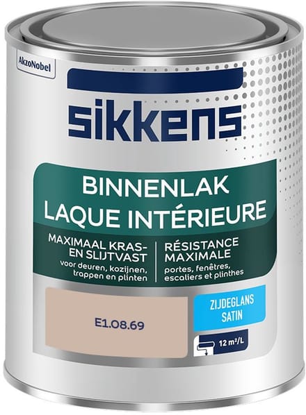 Sikkens - Binnenlak Zijdeglans - E1.08.69 - Mengverf - 750 Ml