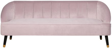 ALSVAG - Driezitsbank - Roze - Fluweel