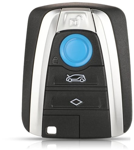 XEOD Autosleutelbehuizing - sleutelbehuizing auto - sleutel - Autosleutel / BMW 4 Knops smartkey I3 & I8